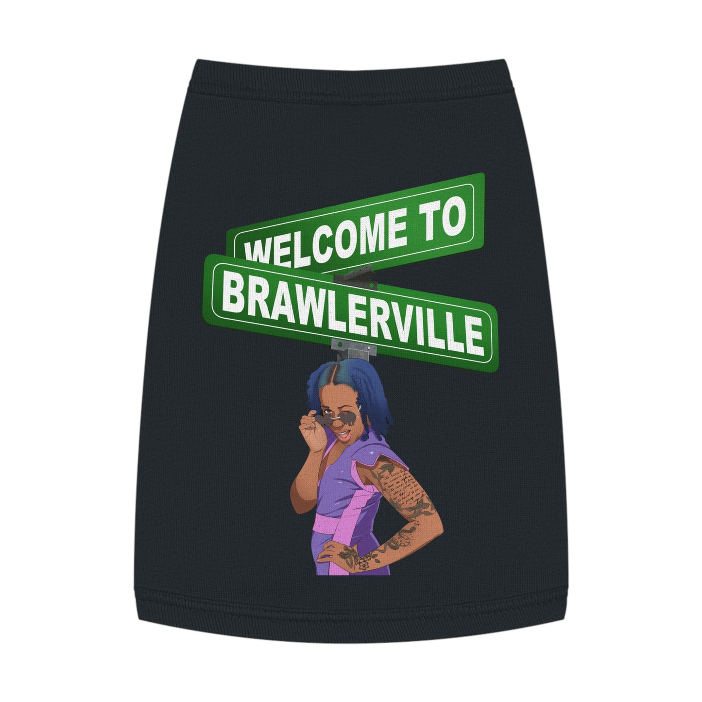 Brawlerville Pet Tank Tops