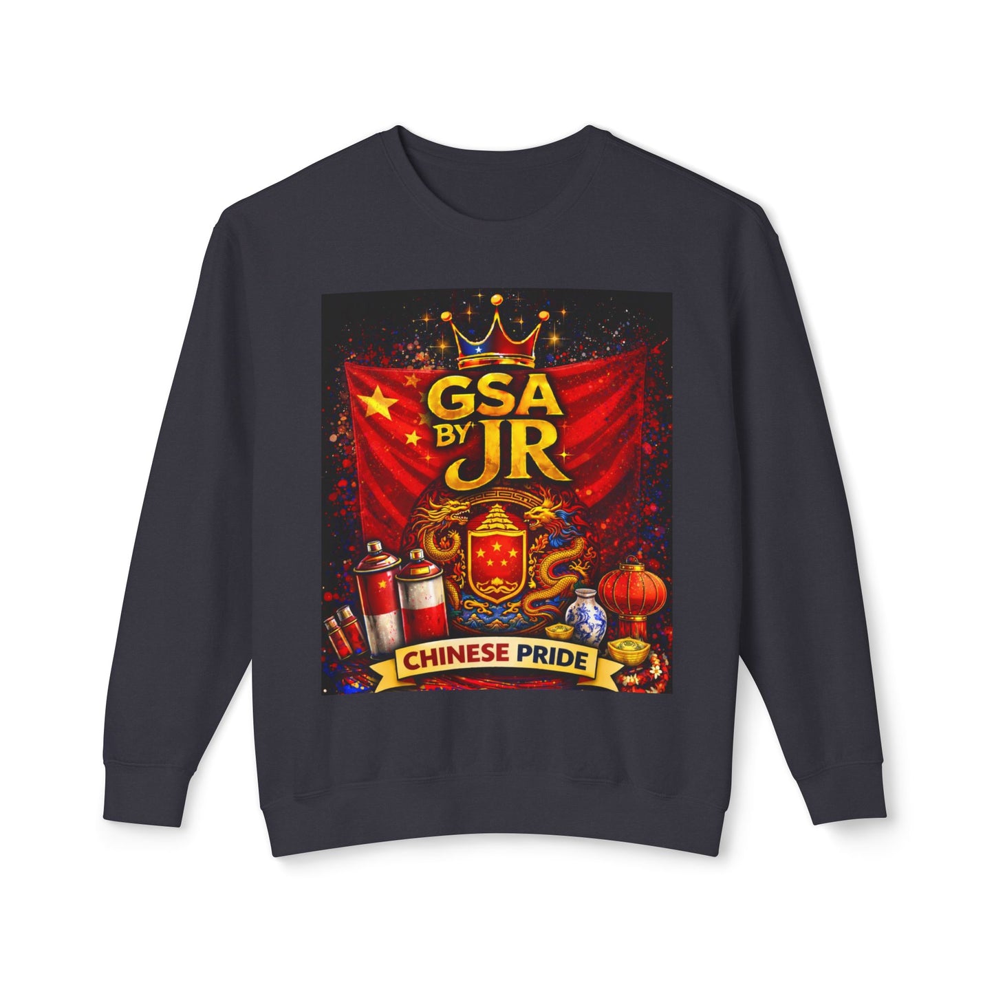 GSA BY JR Chinese Pride Crewneck Sweatshirt