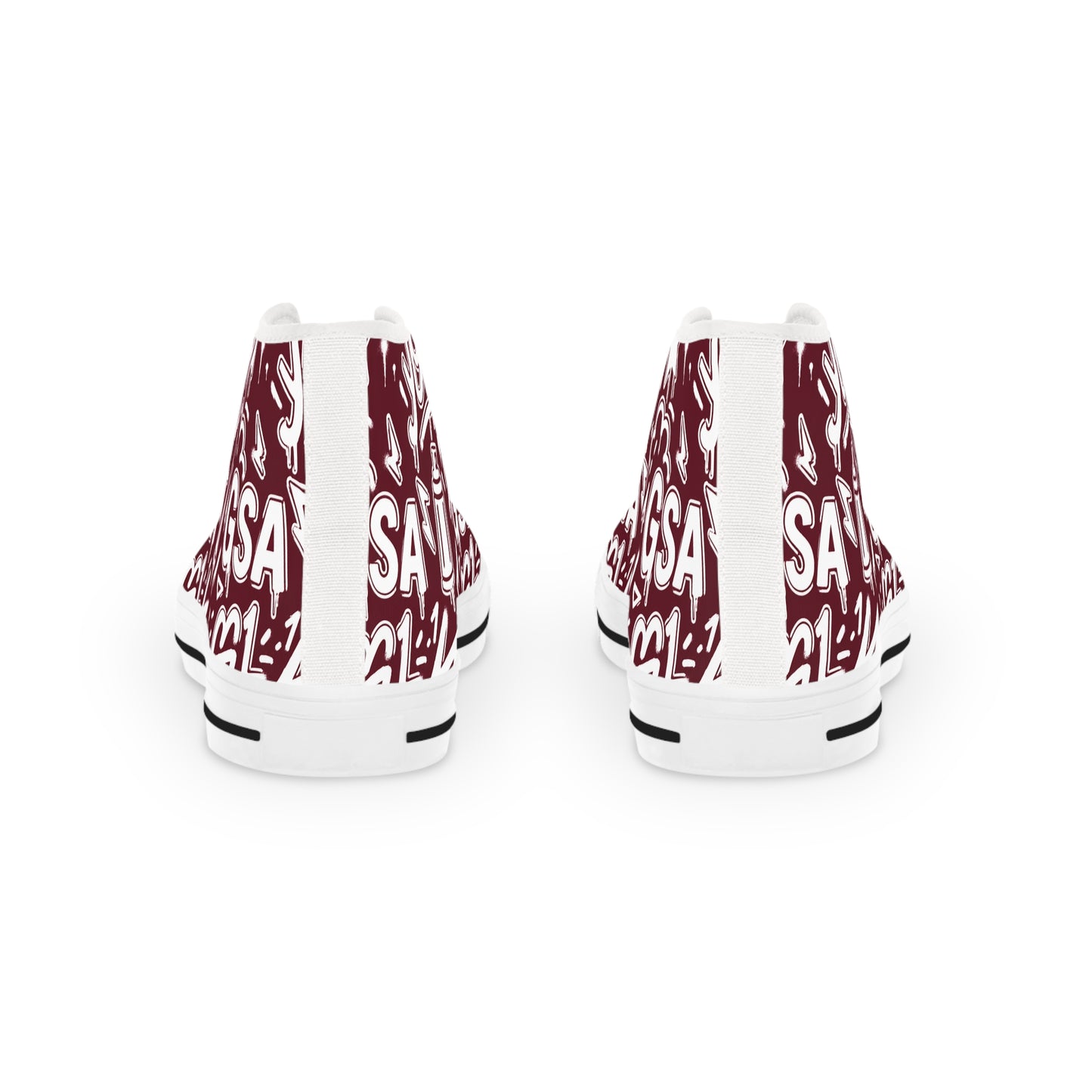 GSA G1 High Top Sneakers- Berry Burgundy