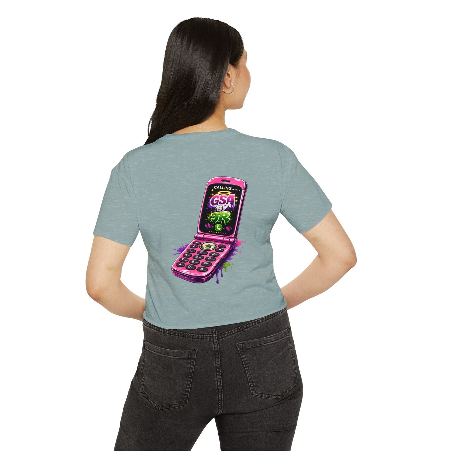 Girlz Is Playaz Too ' Cropped Tee