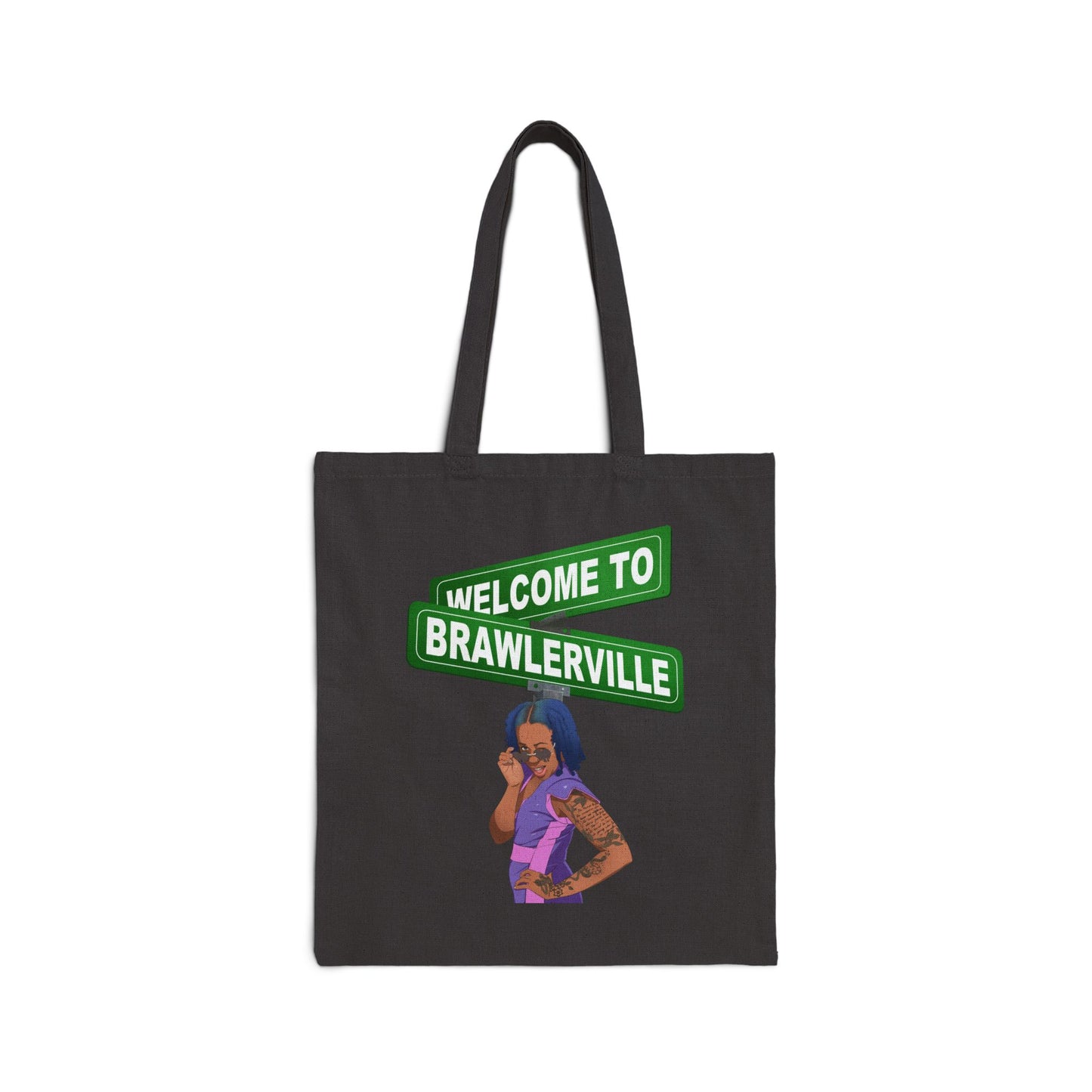 Britany Kay "Welcome to Brawlerville" Tote Bag