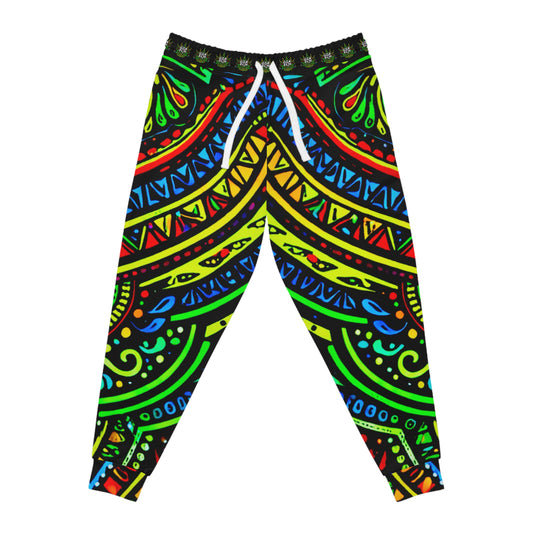 Tribal Neon Mandala Joggers