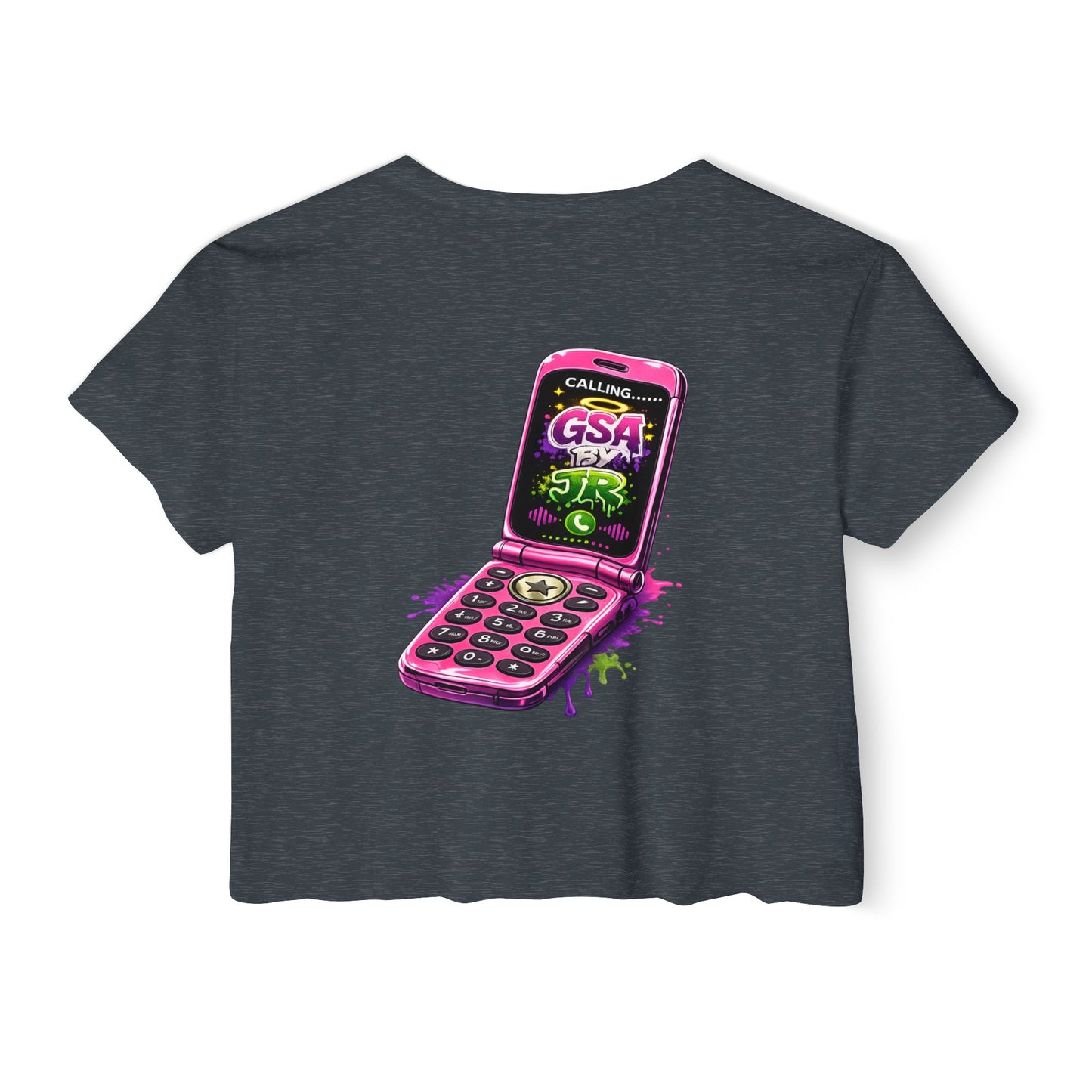 Girlz Is Playaz Too ' Cropped Tee