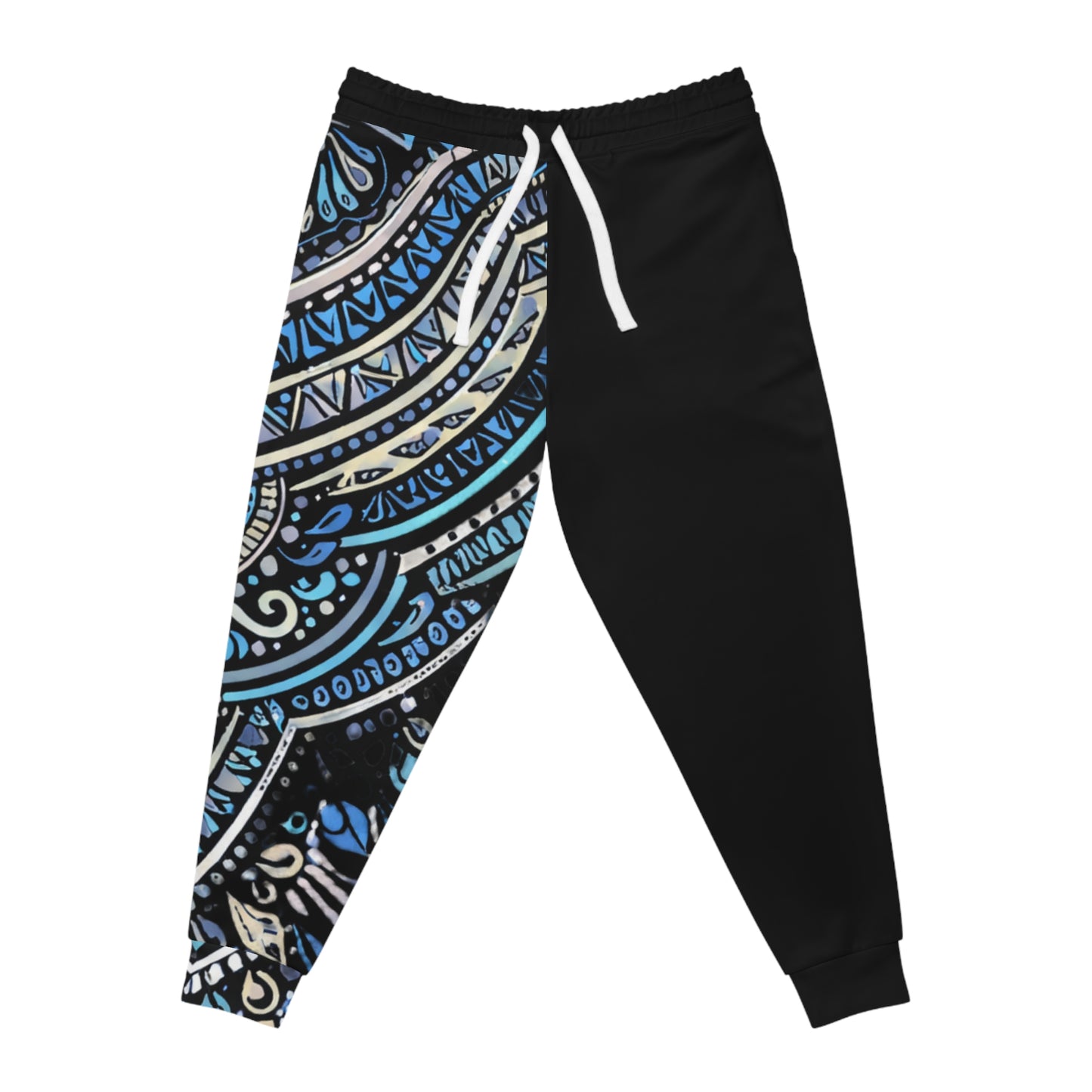 GSA BY JR Blue Paisley Athletic Joggers