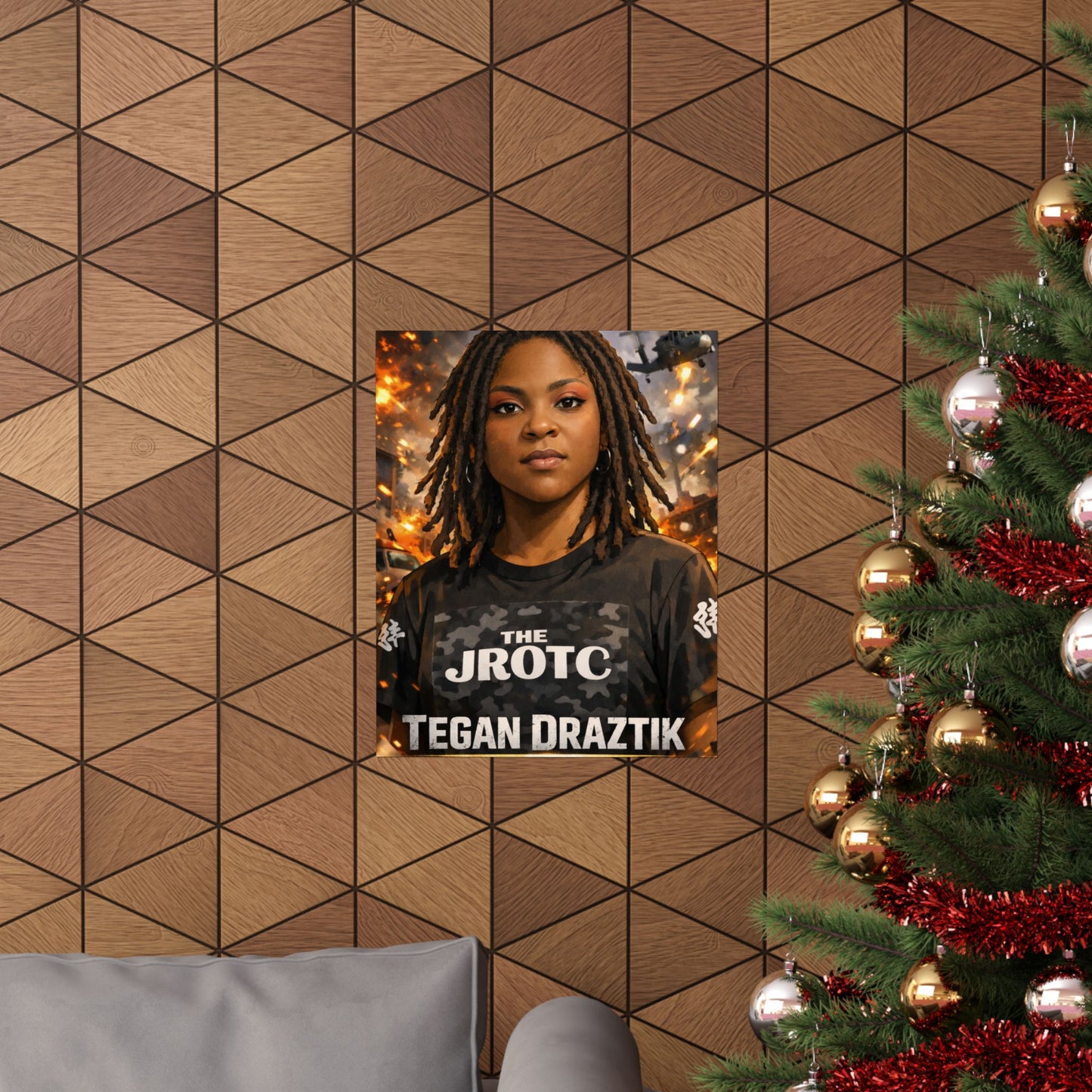 THE JROTC ANIME POSTER: TEGAN DRAZTIK