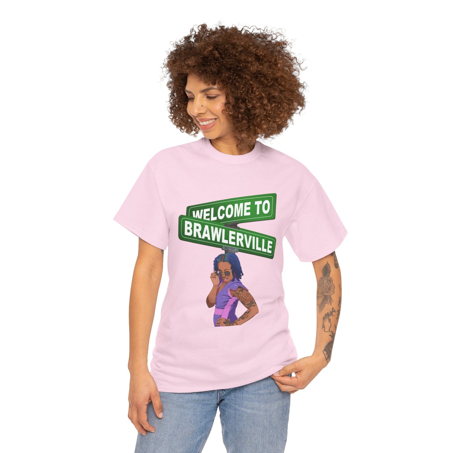 Britany Kay "Welcome to Brawlerville" T-shirt