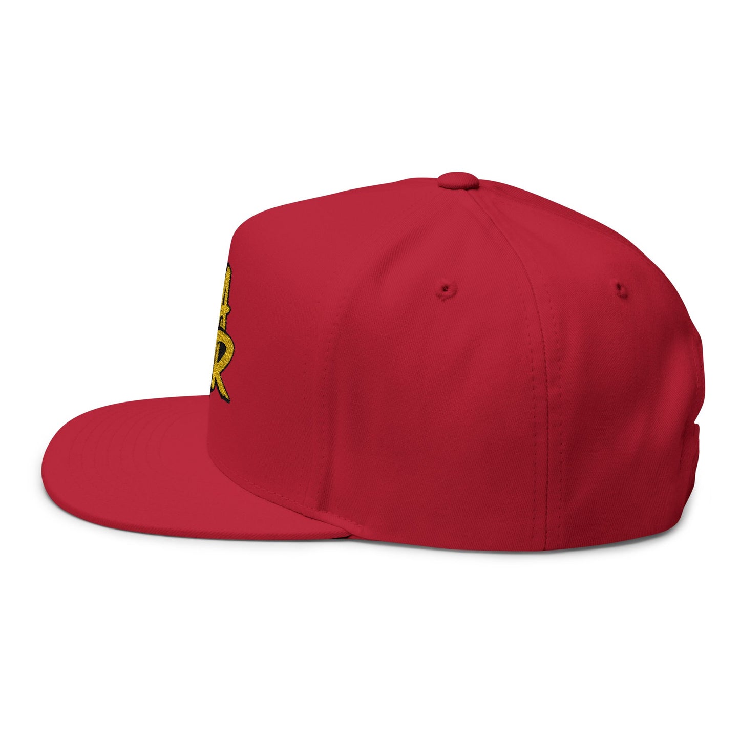 Yellow Graffiti Flat Bill Cap