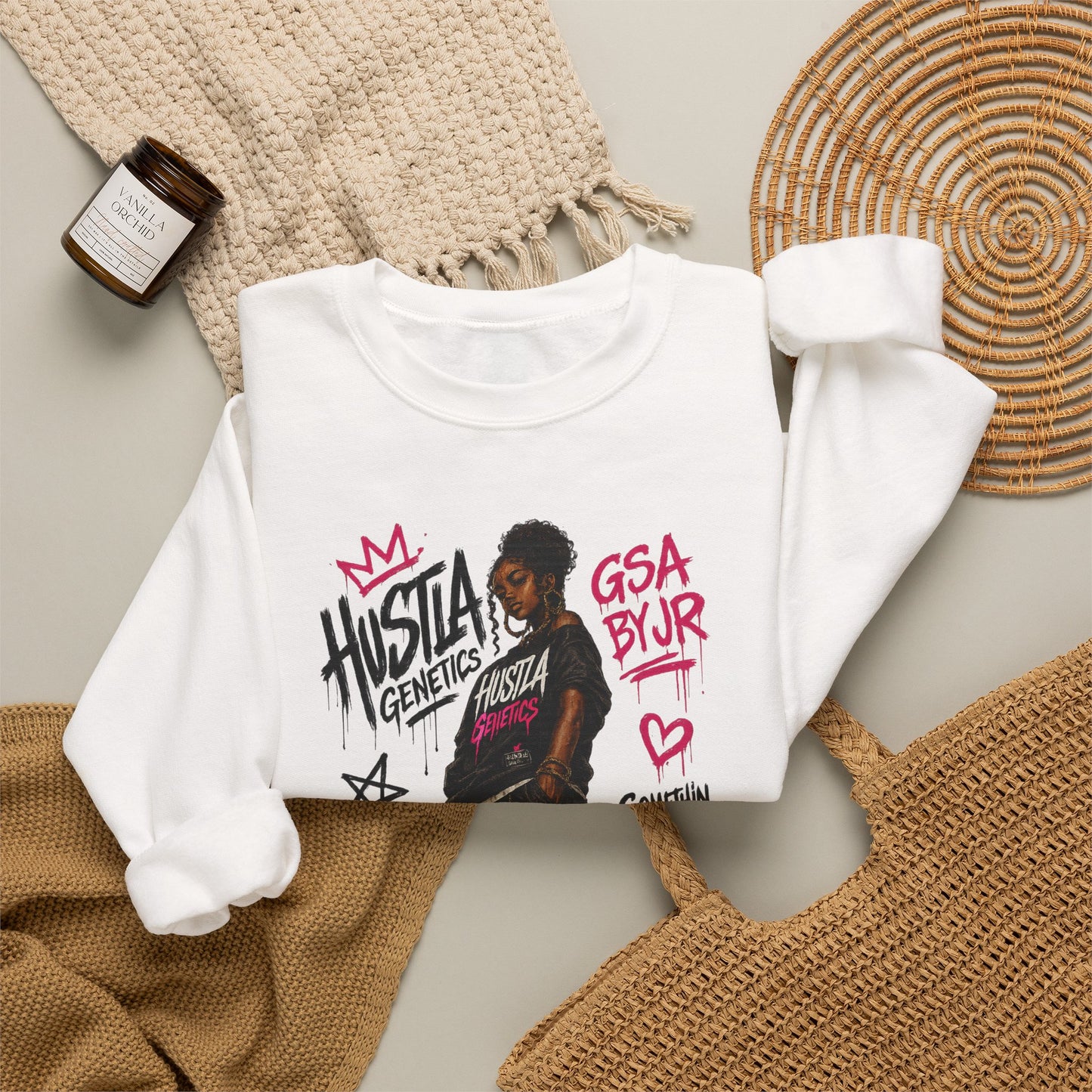 Hustla Genetics " Love to Hustle " Sweatshirt