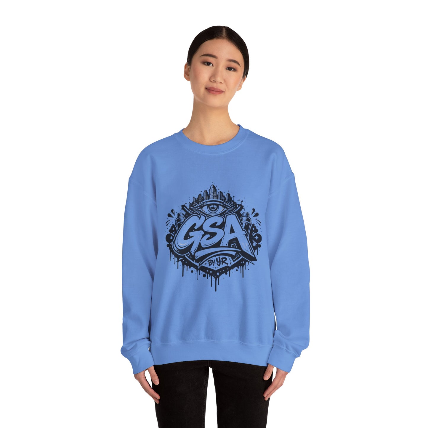 GSA BY JR Graffiti Eye Streetwear Crewneck