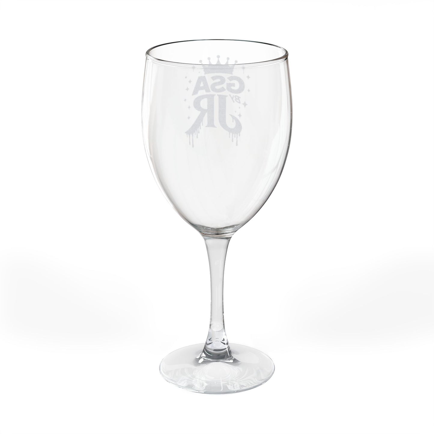 GSA BY JR Engraved 10.5 oz Wine Glass