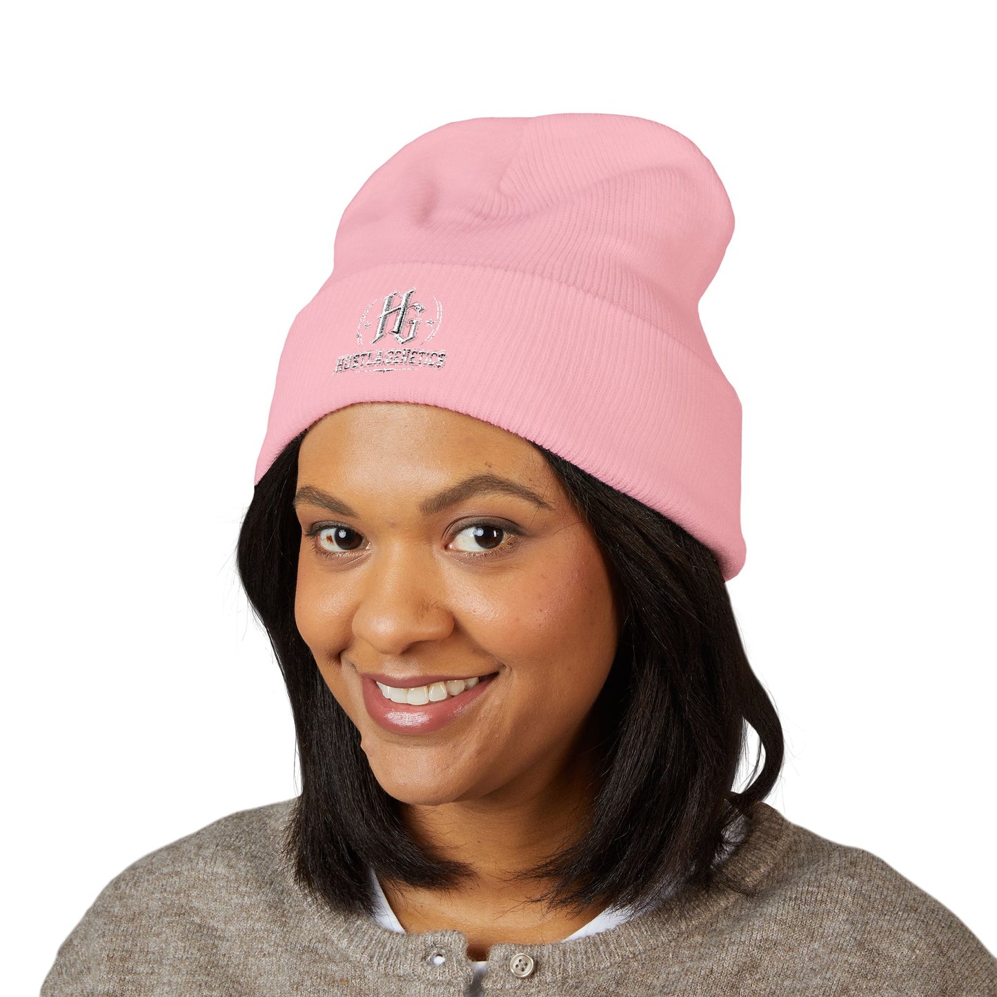 Hustla Genetics Embroidered Cuffed Beanie