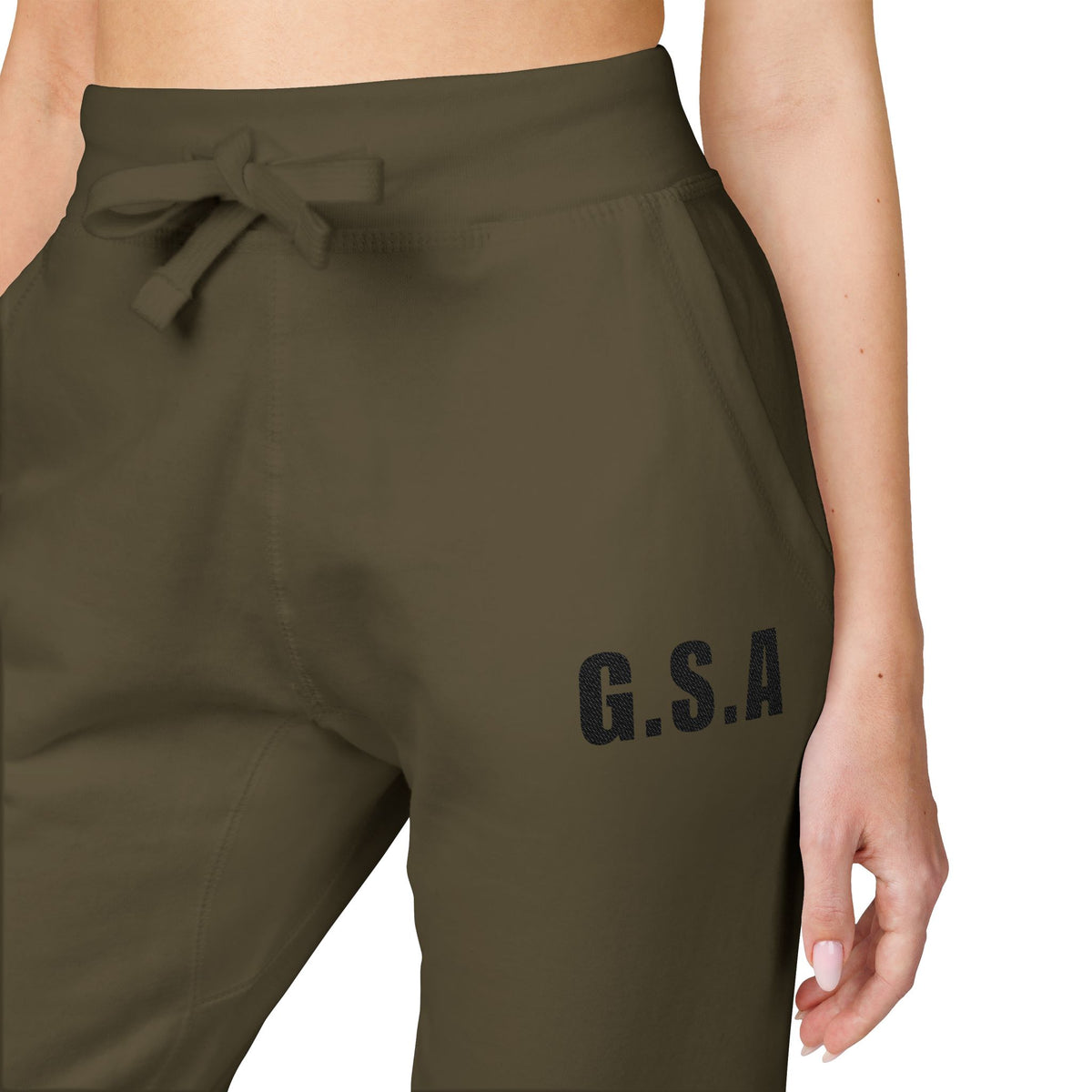 Embroidered Fleece Sweatpants