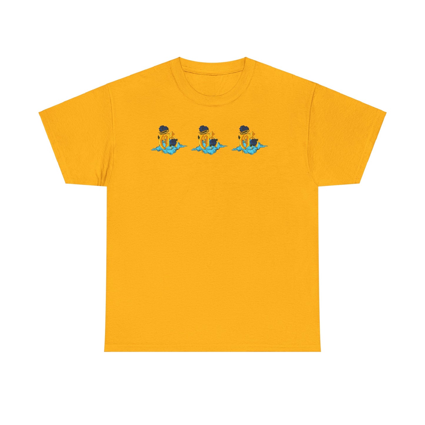 Godly Tee ( Blue/ Yellow )