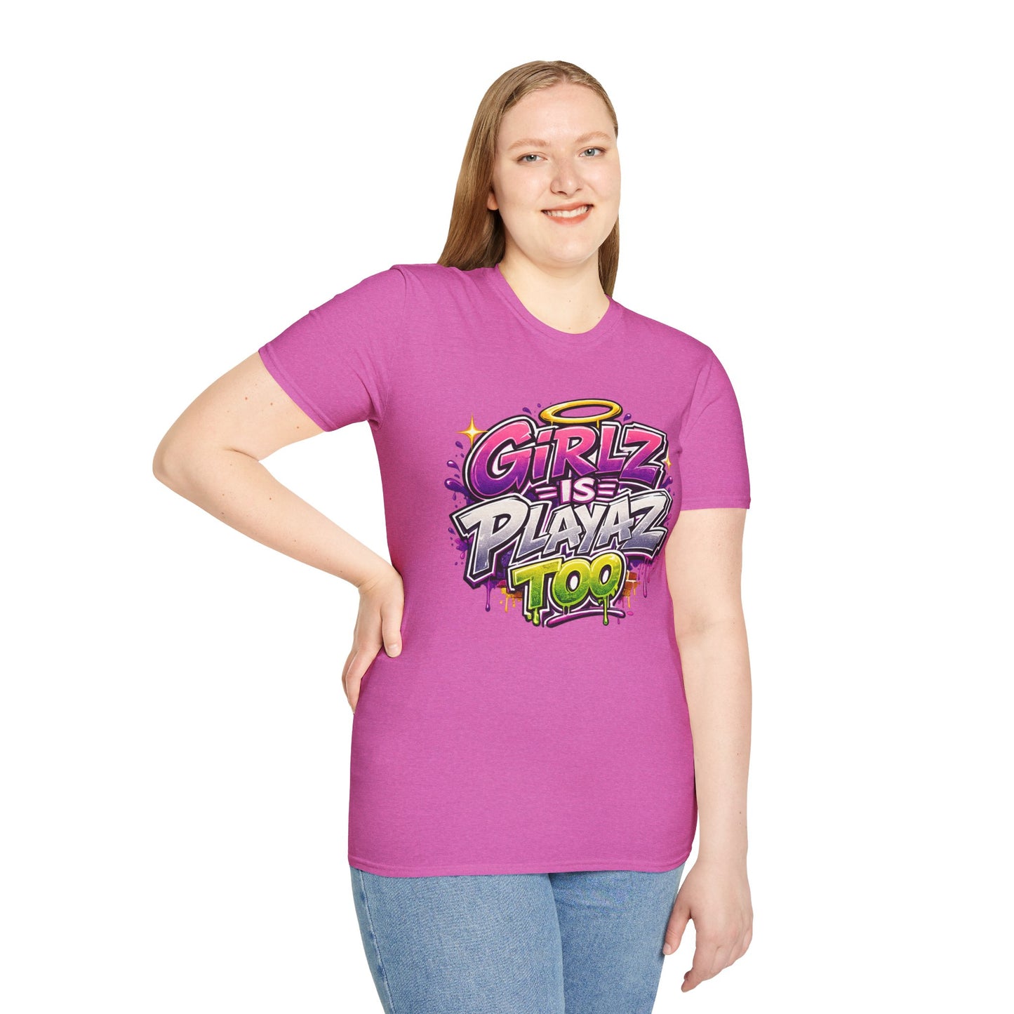 Girlz Is Playaz Too ' Softstyle Tee