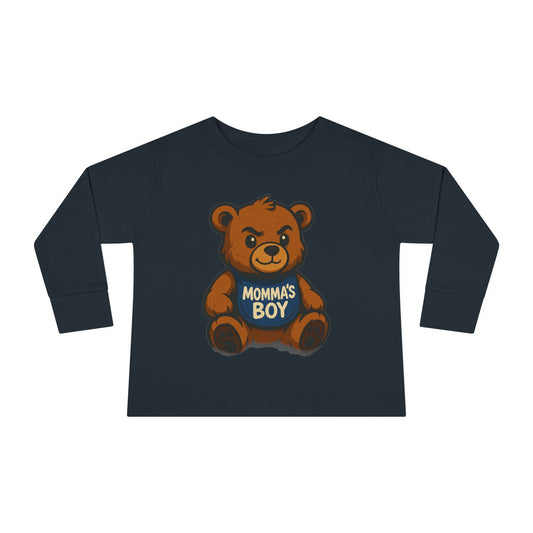 Momma's Boy Long Sleeve Toddler Tee