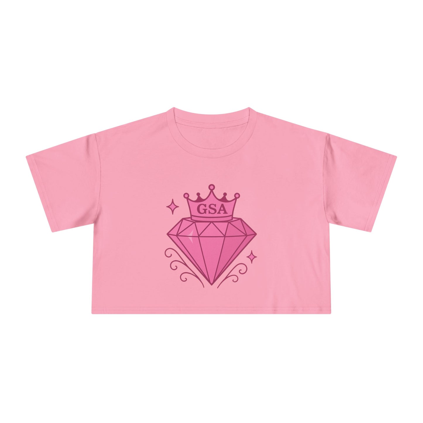 Pink Cropped Tee