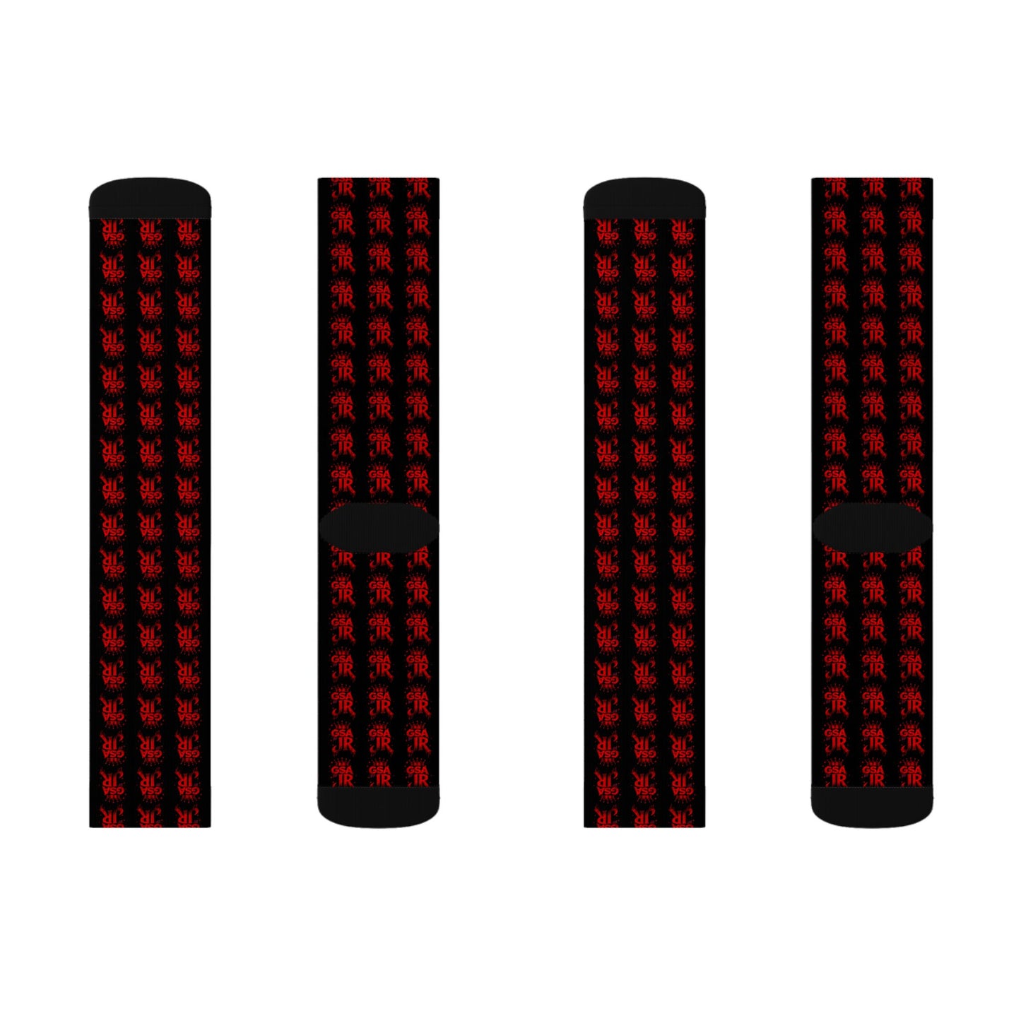 Red Crew Socks
