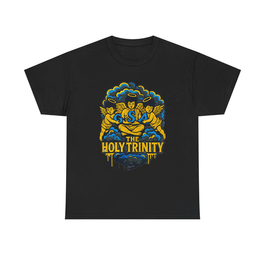 Holy Trinity Tee - Blue & Black