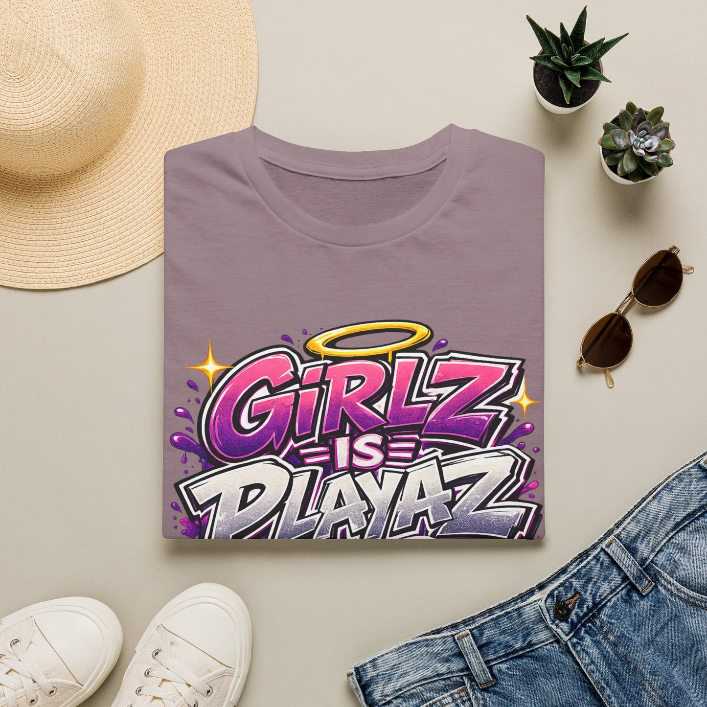 Girlz Is Playaz Too ' Softstyle Tee