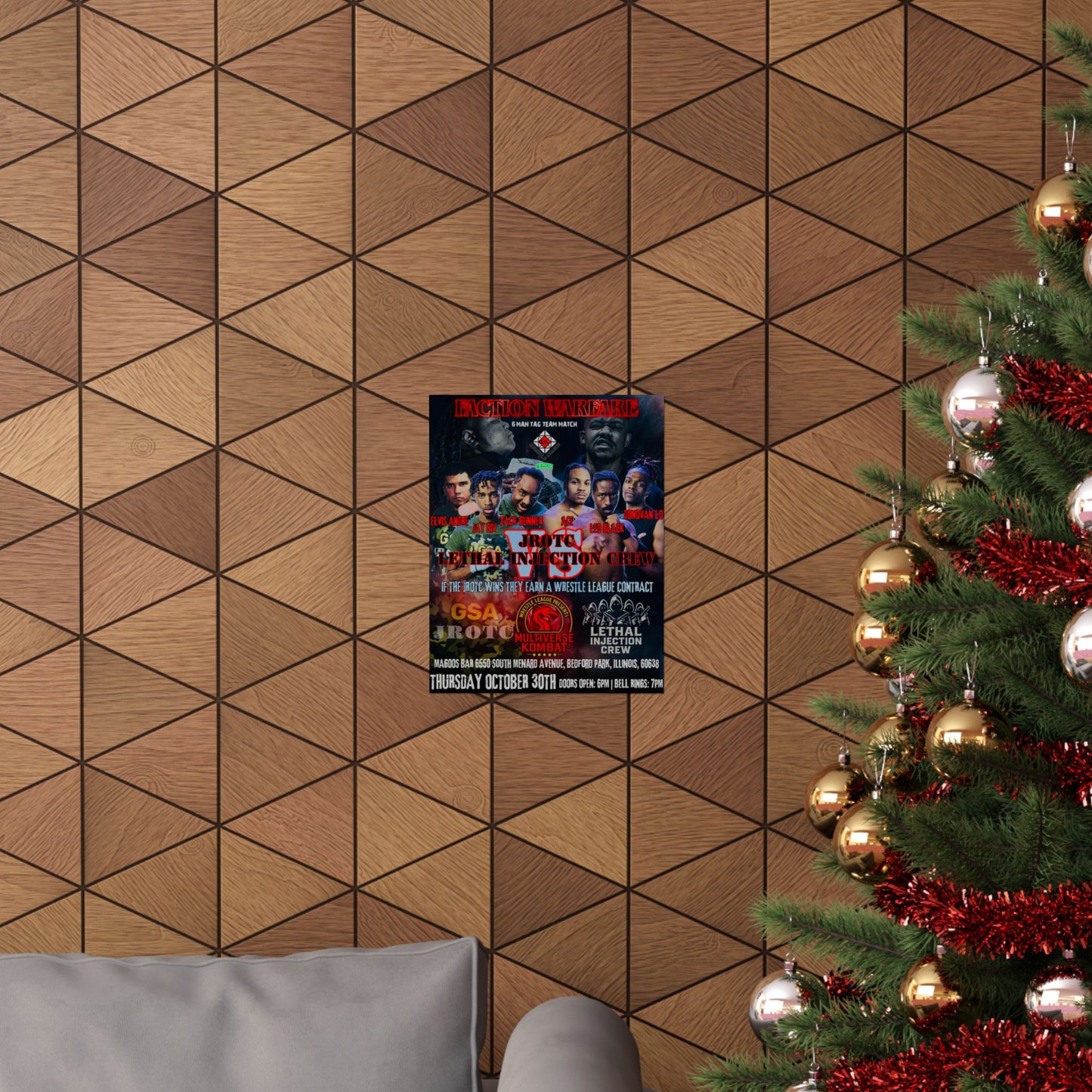 THE JROTC VS LIC POSTER ( Multiverse Kombat ) - Version 1