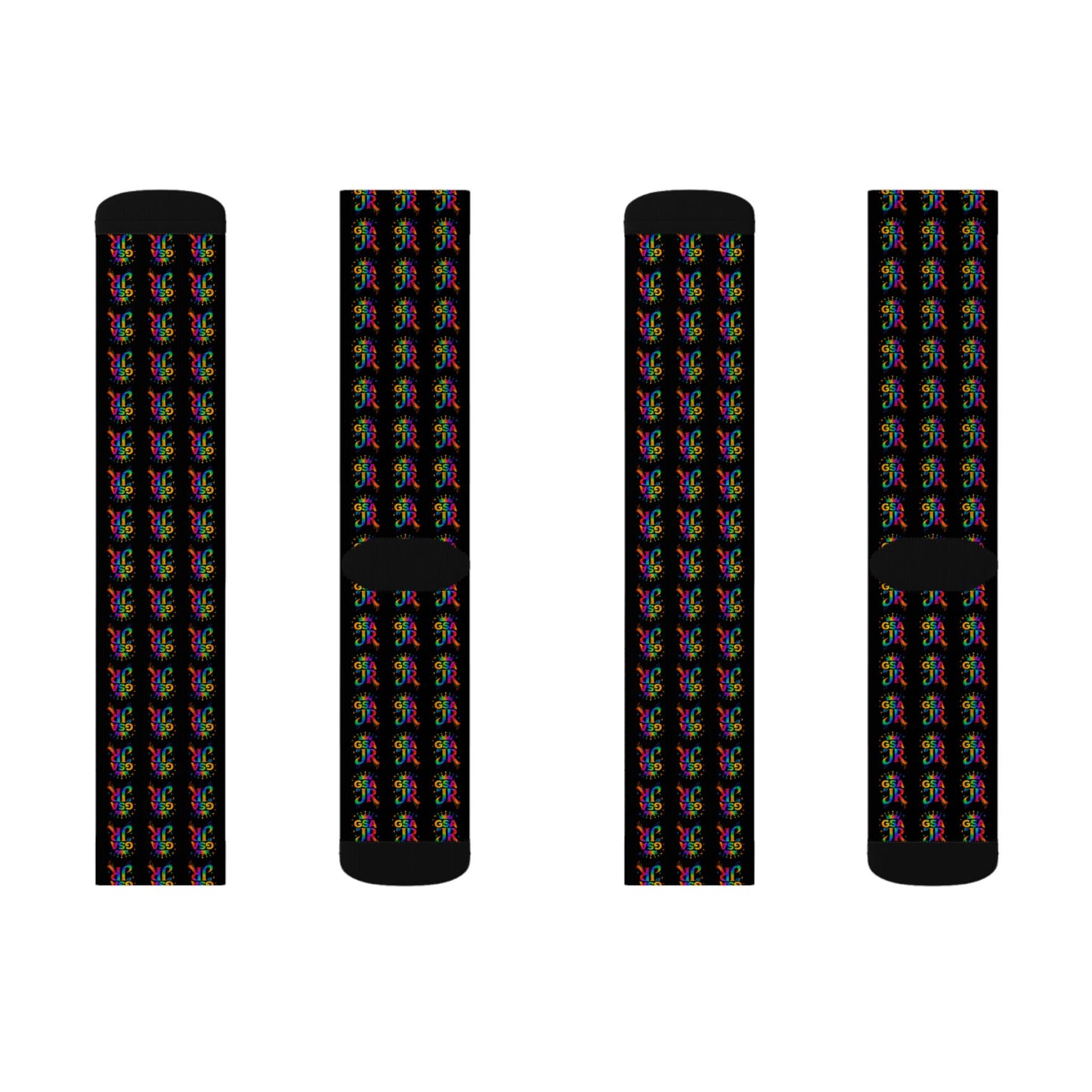 Rainbow Crew Socks