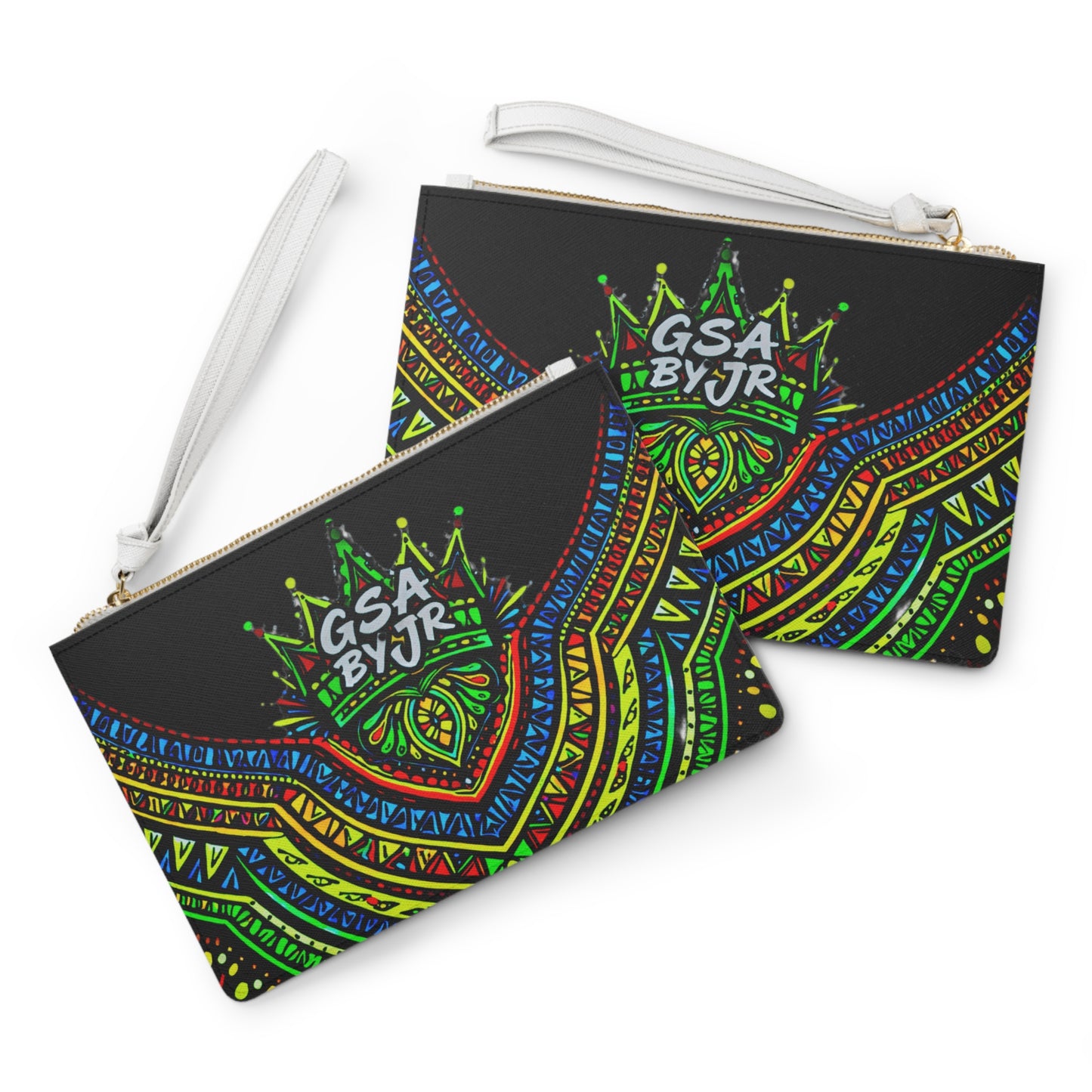 GSA BY JR Colorful Tribal Clutch Bag