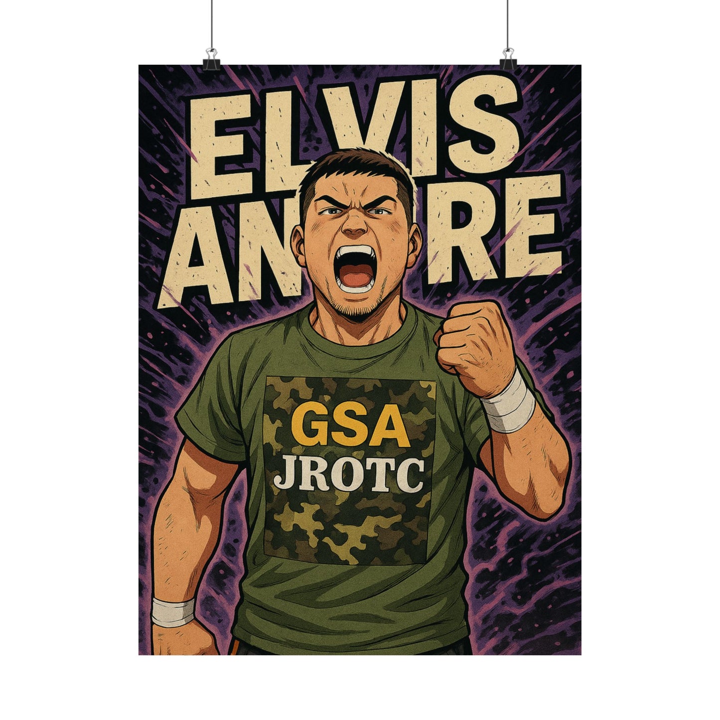 THE JROTC ANIME POSTER: ELVIS ANDRE