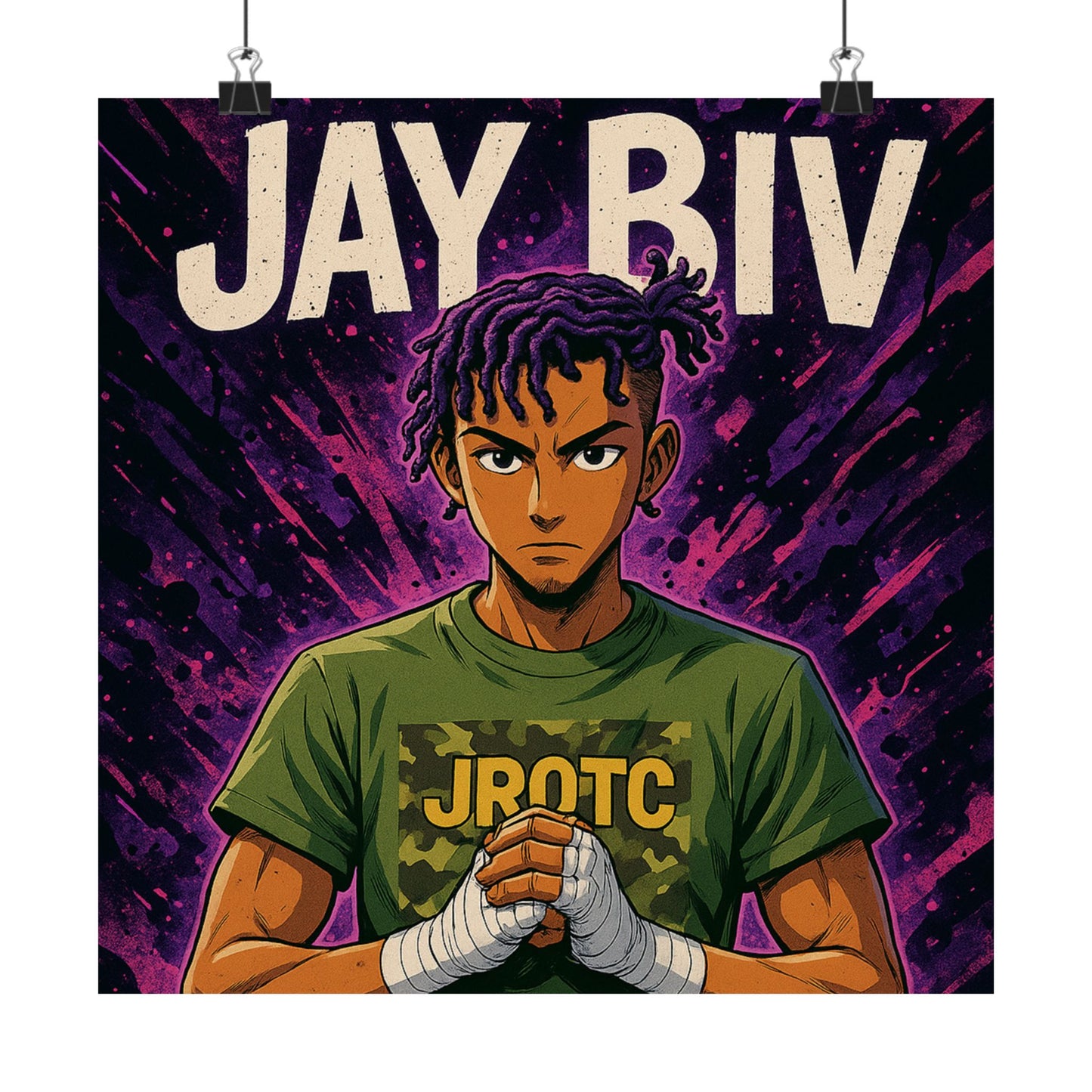 THE JROTC ANIME POSTER: JAY BIV