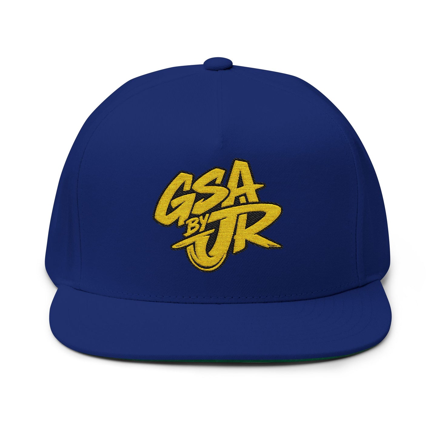 Yellow Graffiti Flat Bill Cap