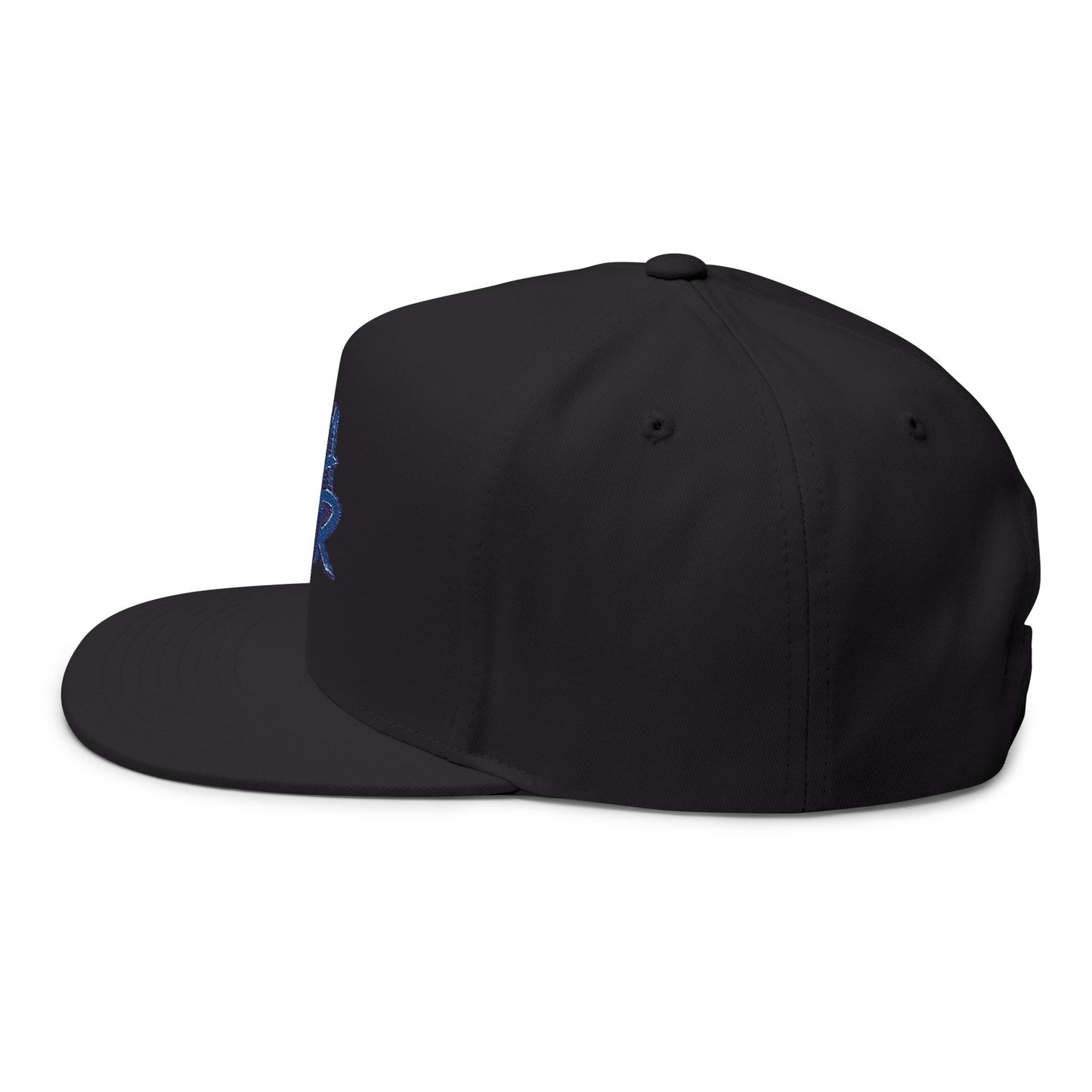 Blue Graffiti Flat Bill Cap