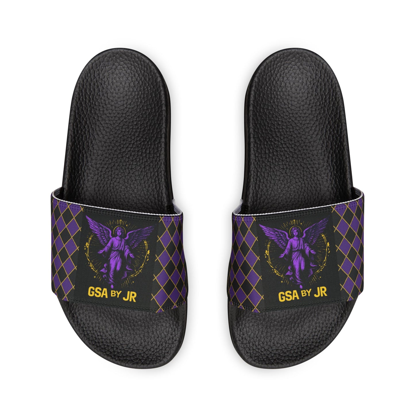 Holy Trinity Slides - Purple & Black