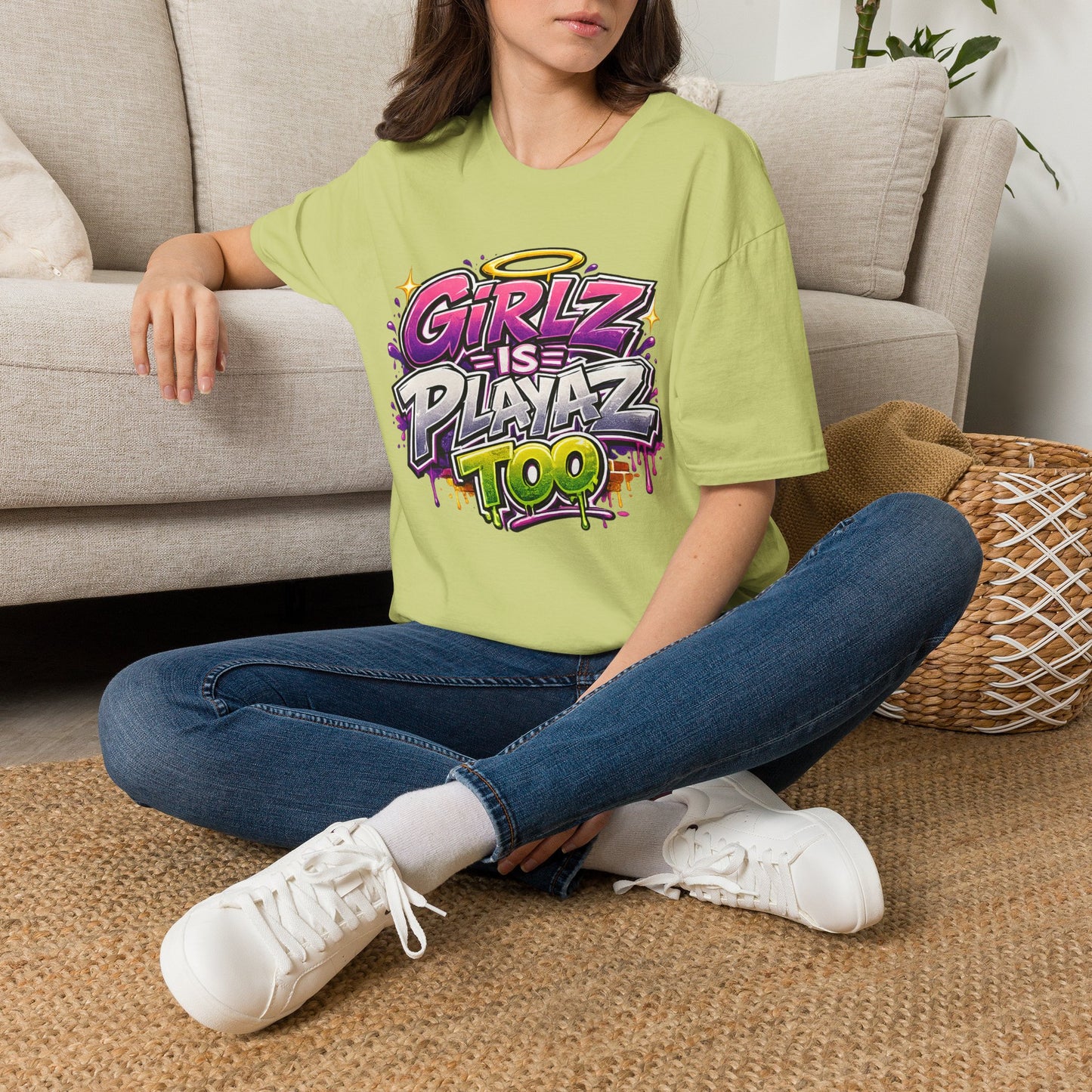 Girlz Is Playaz Too ' Softstyle Tee