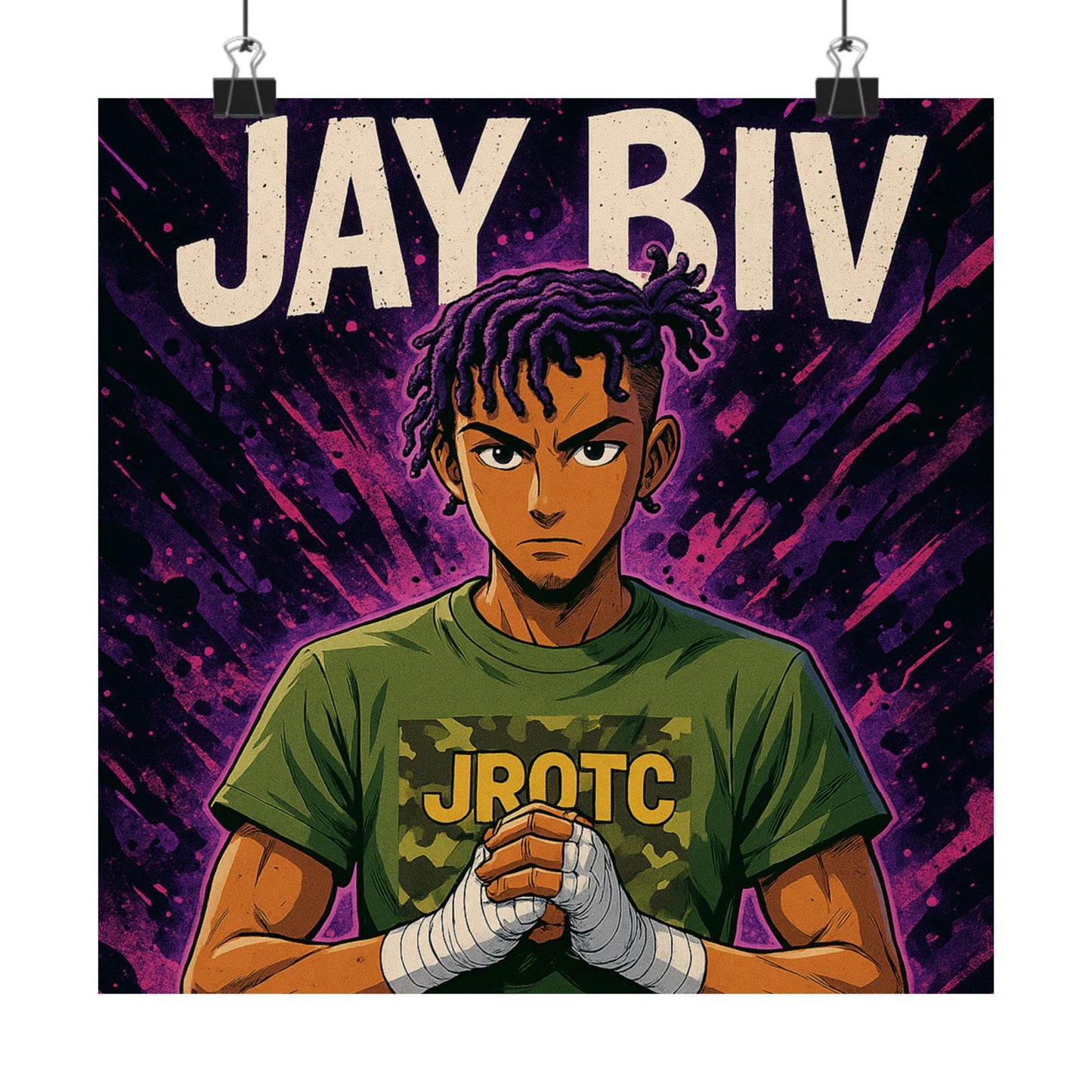 THE JROTC ANIME POSTER: JAY BIV