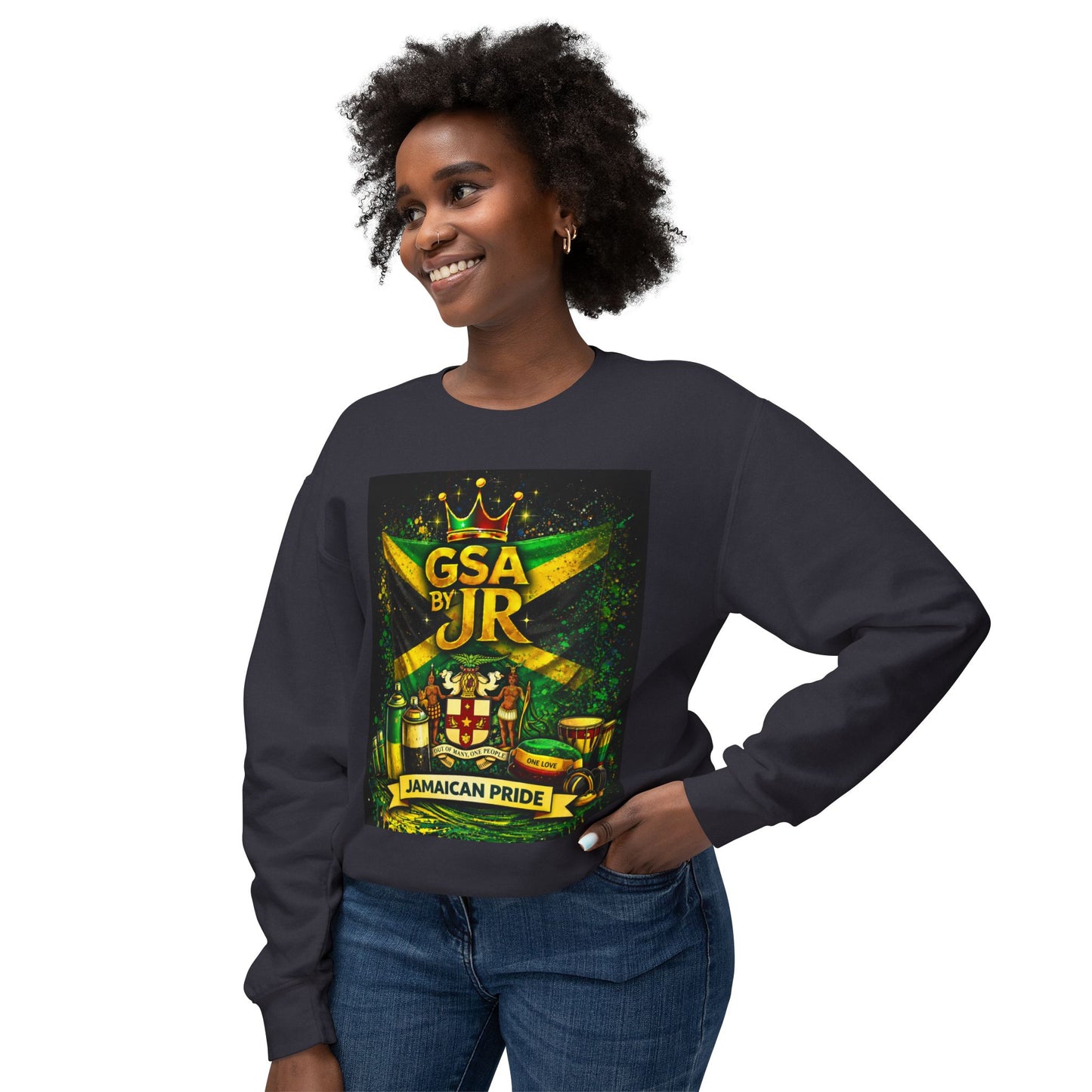 GSA BY JR Jamaican Pride Crewneck Sweatshirt