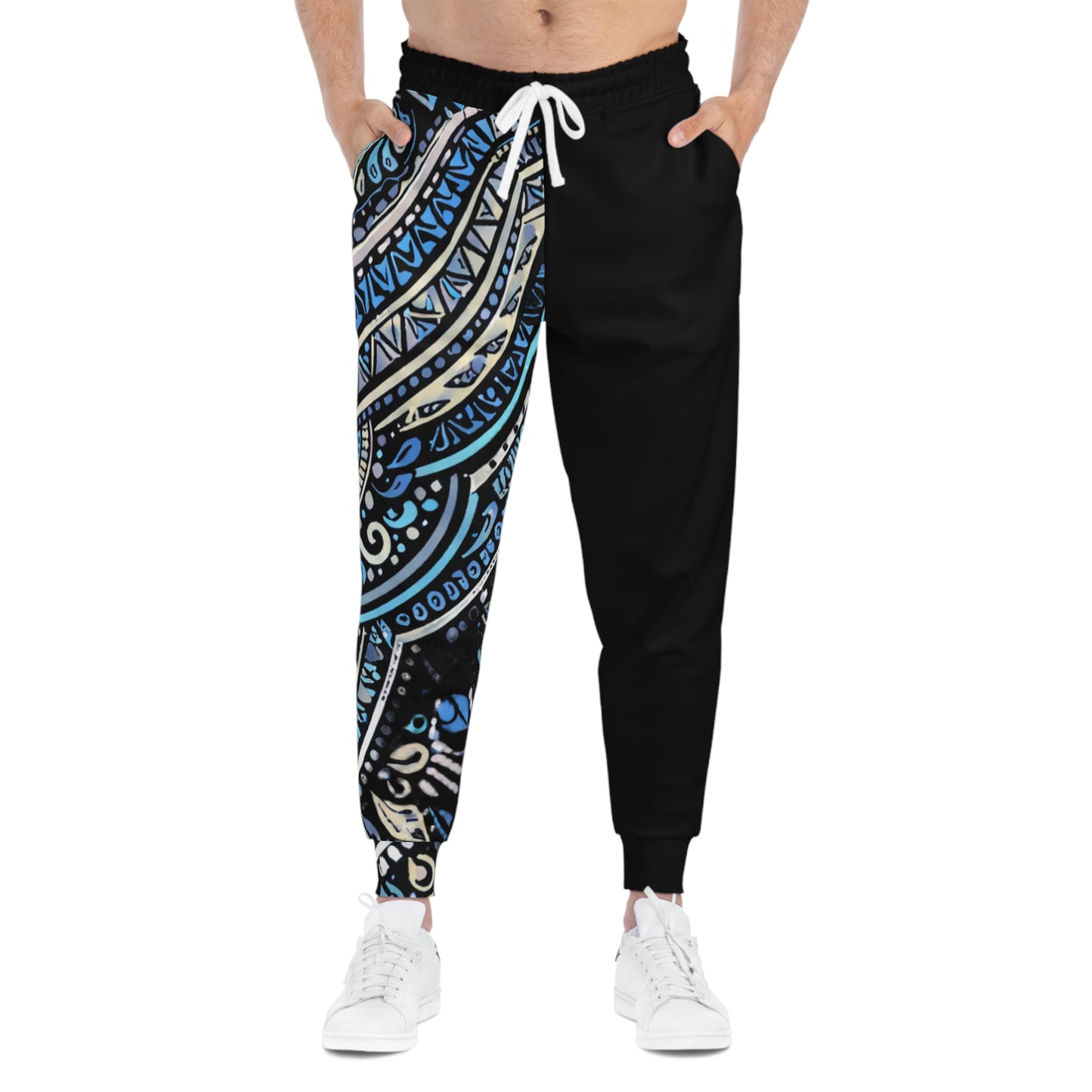 GSA BY JR Blue Paisley Athletic Joggers