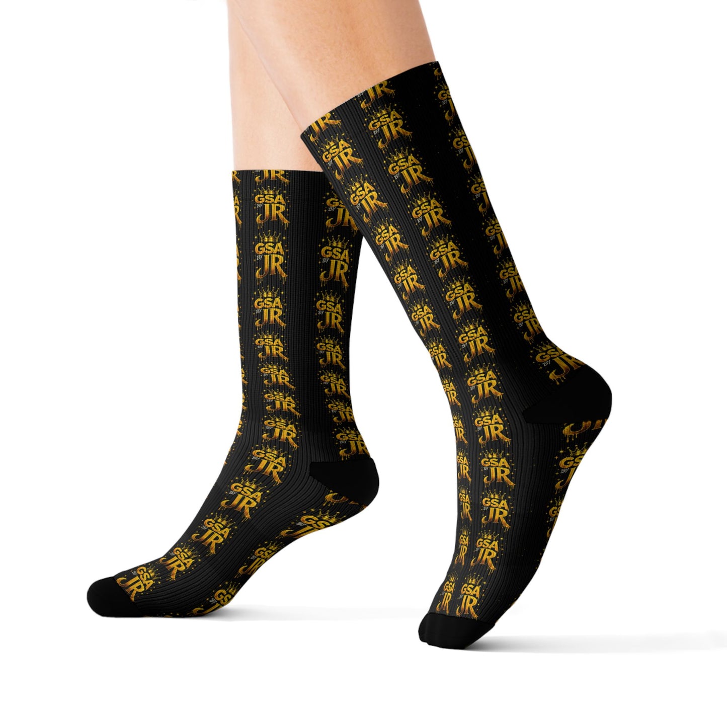 Gold Crew Socks