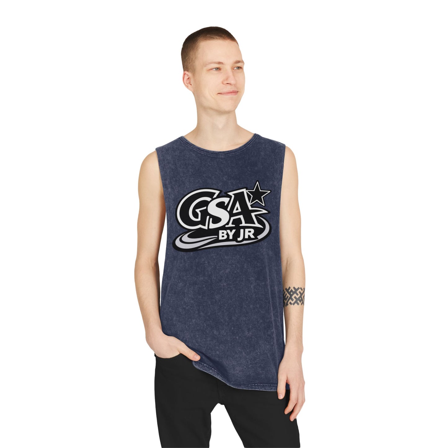 Stonewash Muscle Tank
