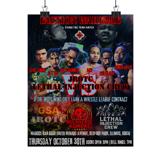 THE JROTC VS LIC POSTER ( Multiverse Kombat ) - Version 1