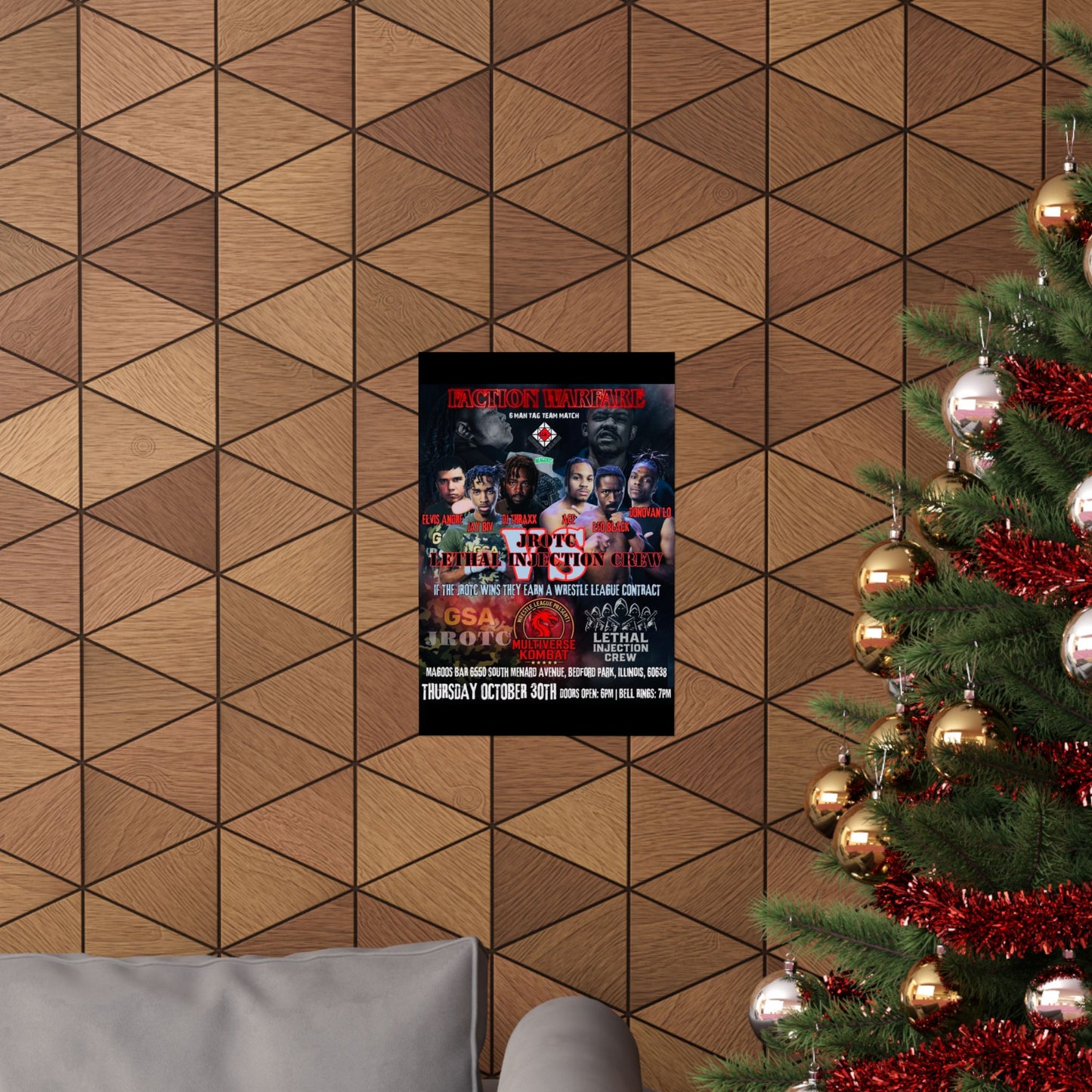 THE JROTC VS LIC POSTER ( Multiverse Kombat ) - Version 2