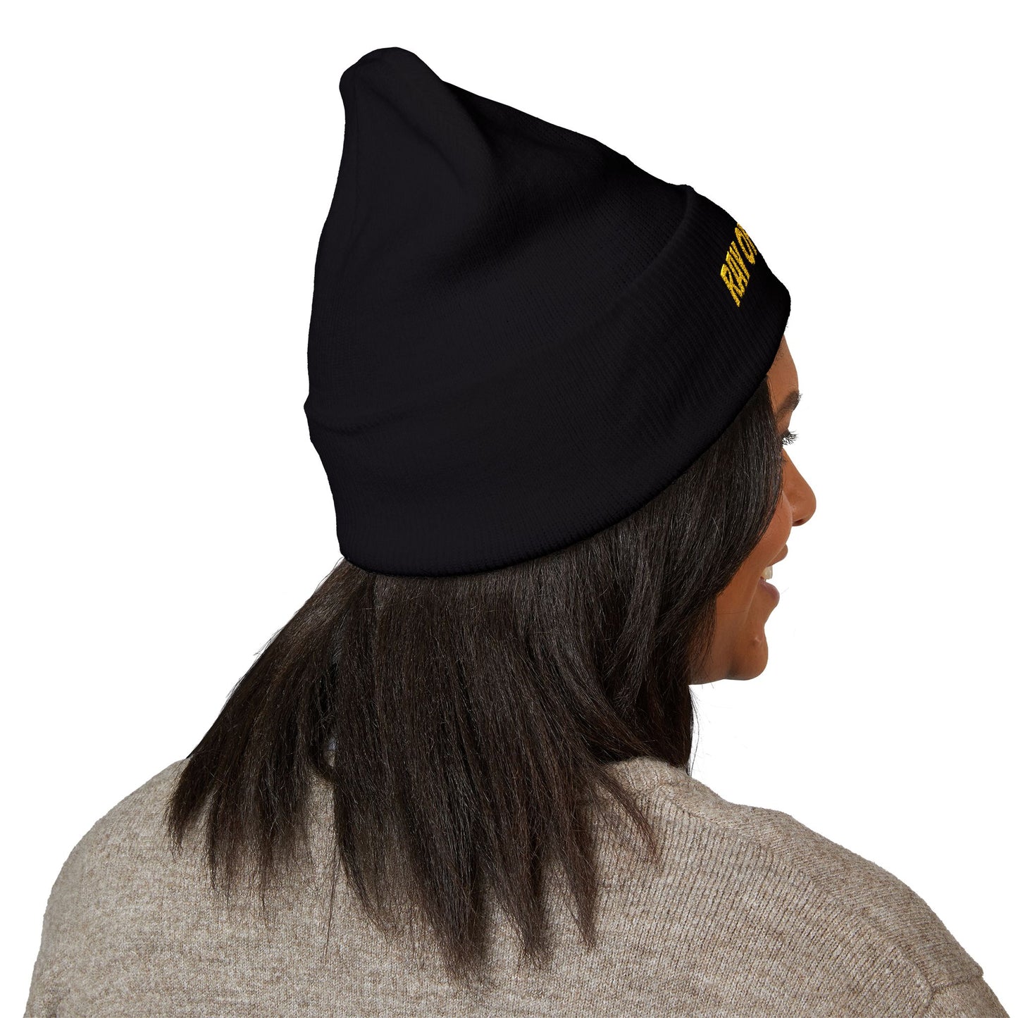 Ray of Sunshine Embroidered Beanie