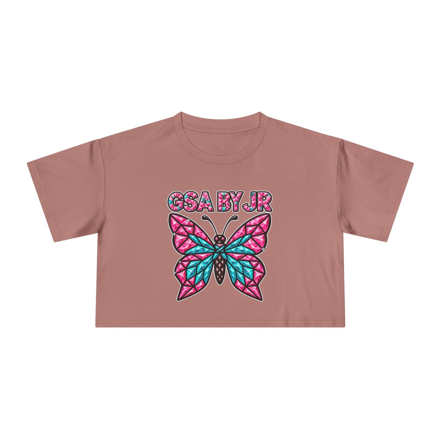 Butterfly Graphic Crop Tee