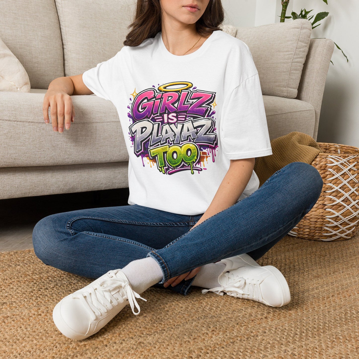 Girlz Is Playaz Too ' Softstyle Tee