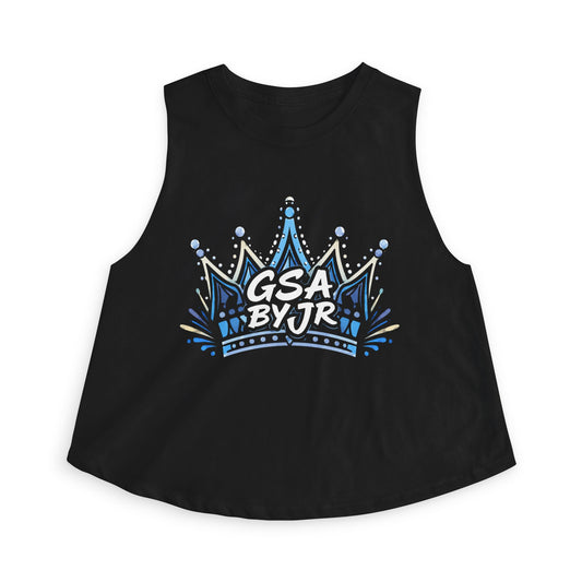 Blue Mandala Crop Top