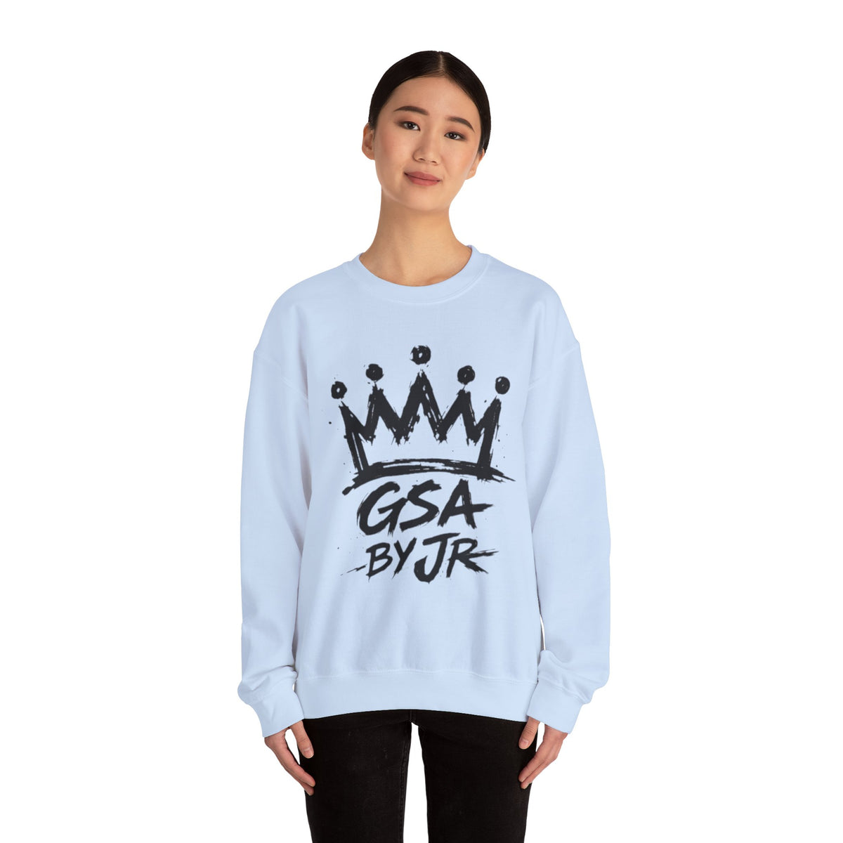 Black Crown' Crewneck Sweatshirt