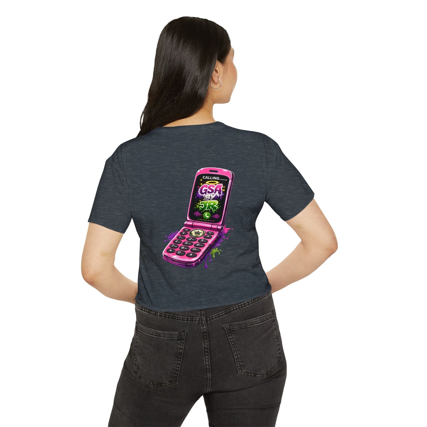 Girlz Is Playaz Too ' Cropped Tee