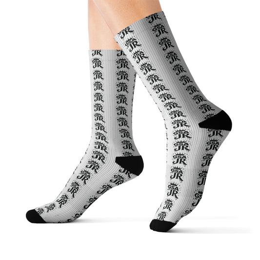 White Crew Socks