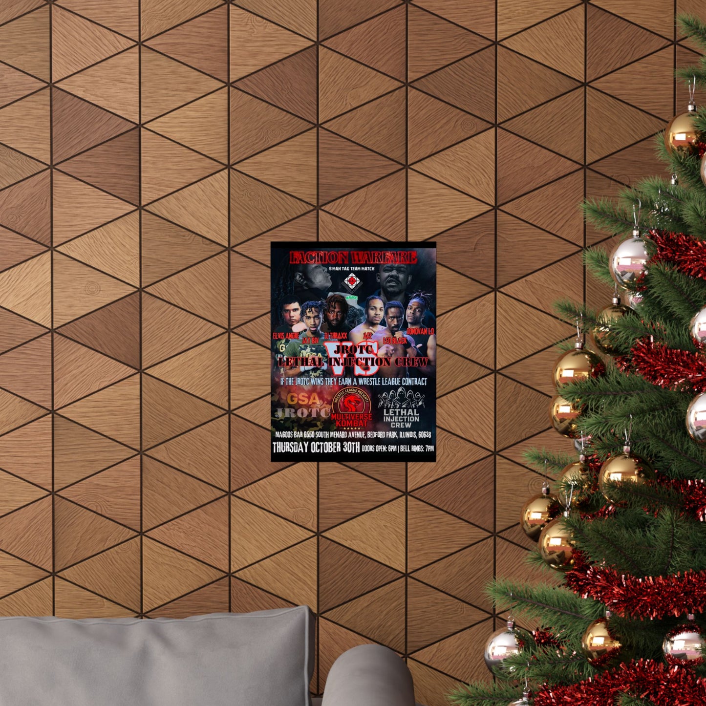 THE JROTC VS LIC POSTER ( Multiverse Kombat ) - Version 2