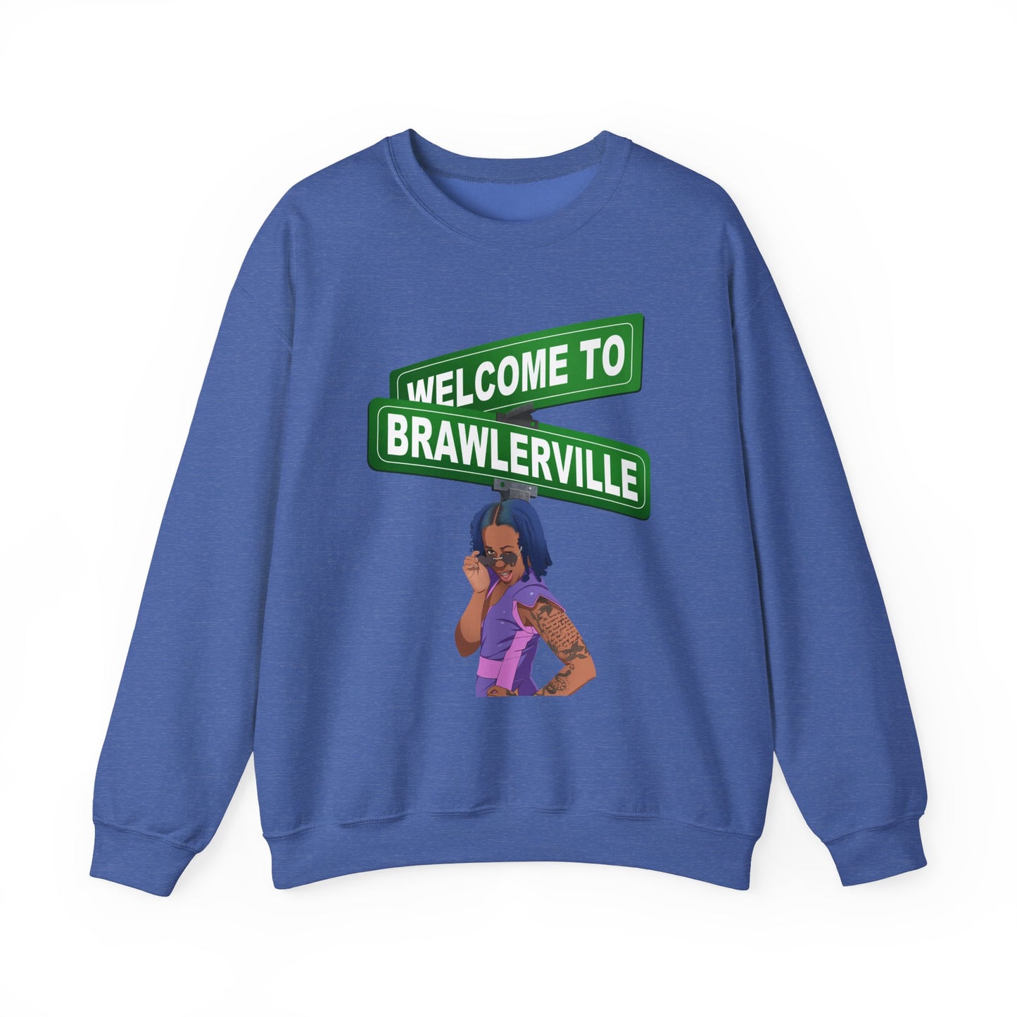 Britany Kay "WELCOME TO BRAWLERVILLE" Crewneck