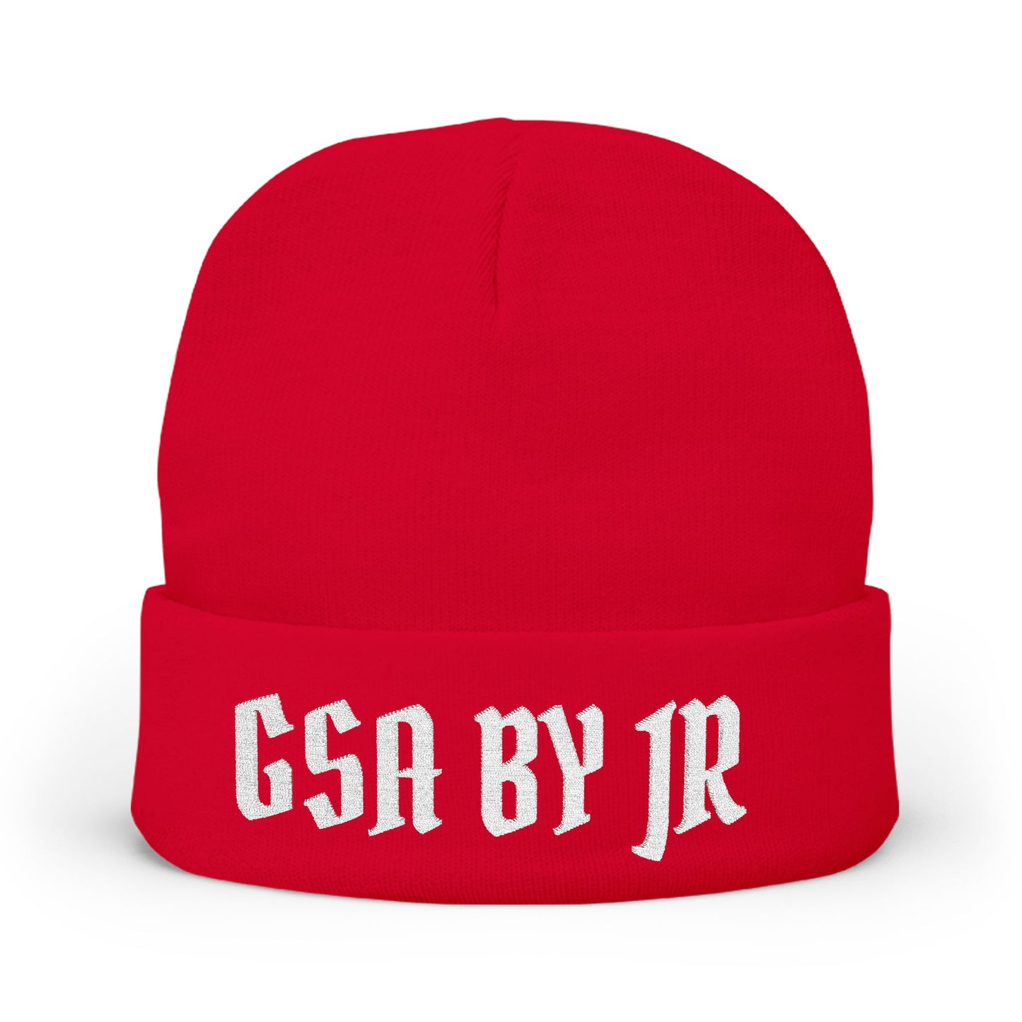 Knit Beanie - White GSA