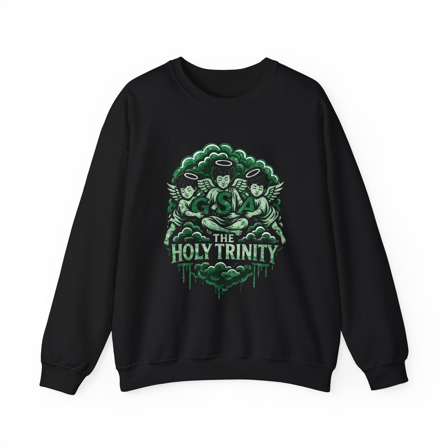 GSA BY JR ' Holy Trinity Sweatshirt ( Green & Black )